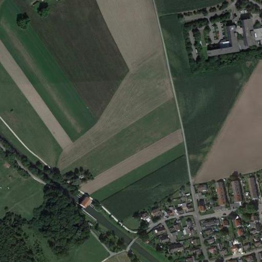 Aerial satellite image