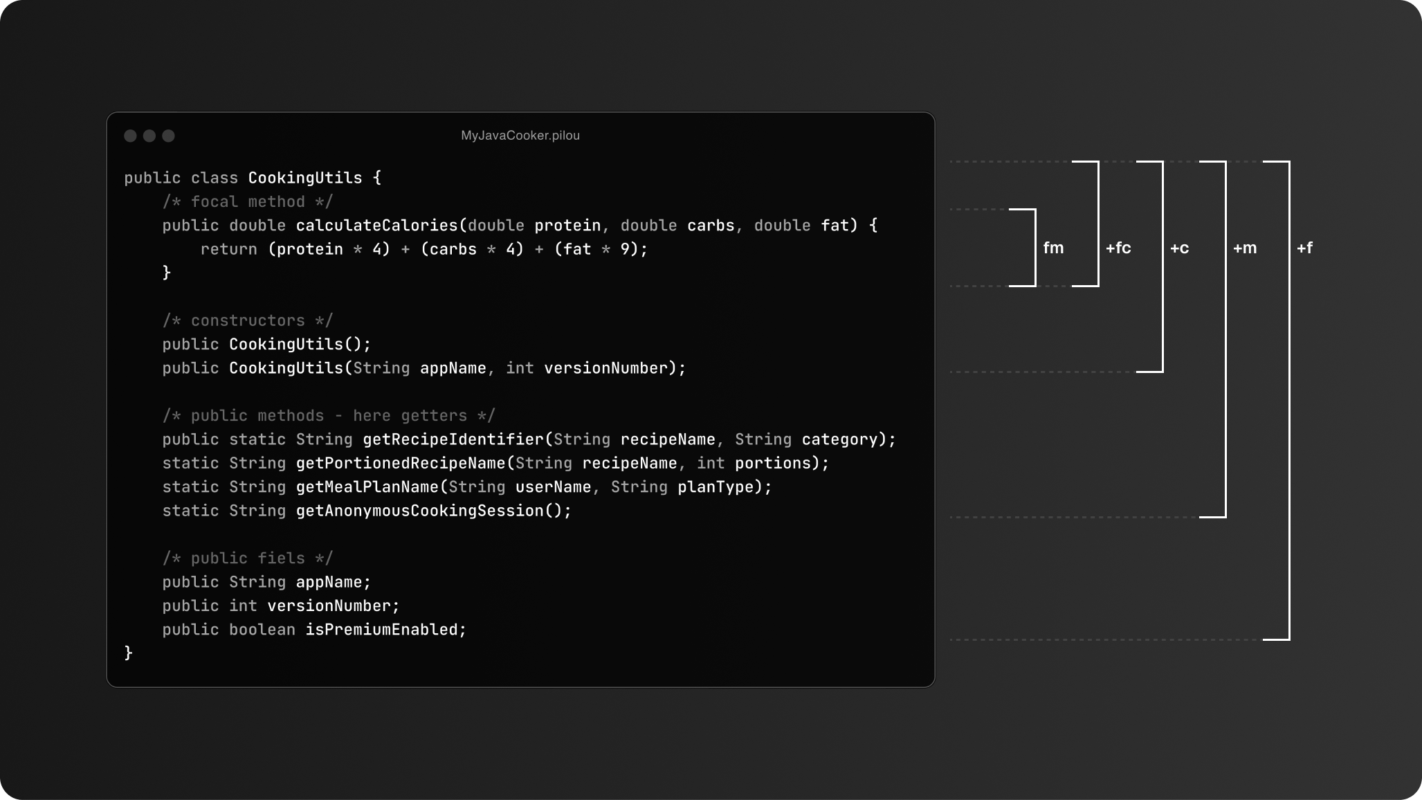 Focal methods segmentation